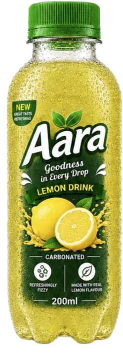Aara Lemon Drink 200 ml bottle