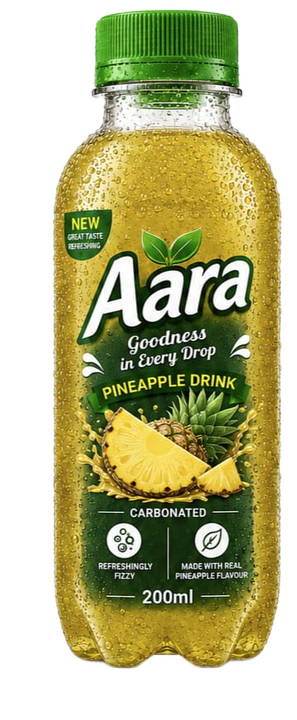 Aara Pineapple Drink 200 ml bottle